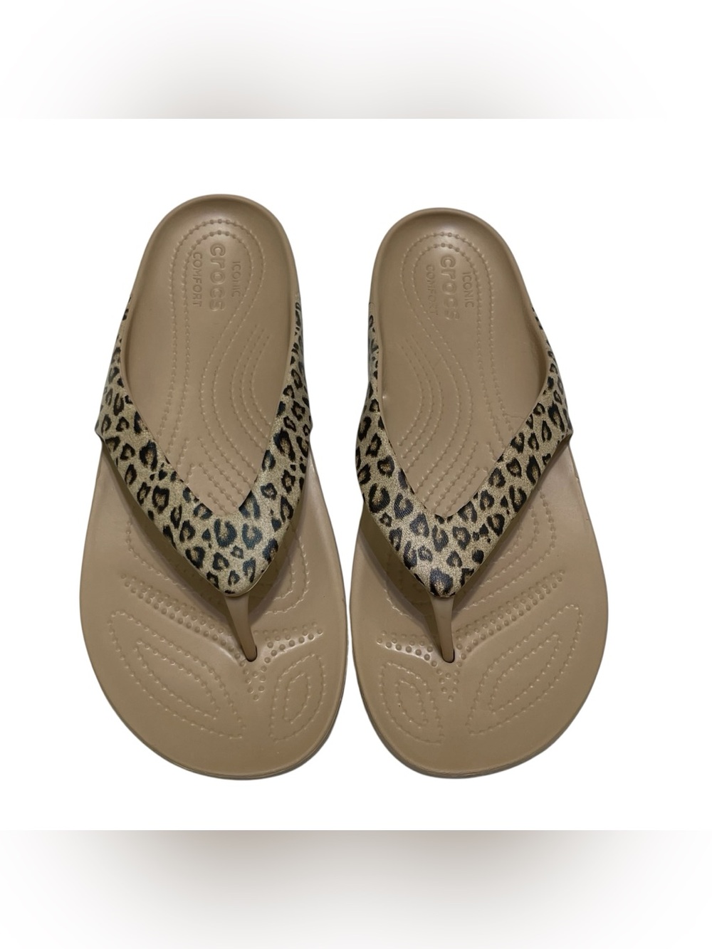 Crocs Kadee Women’s Size W 11 US Sandals Synthetic Brown 
Flip Flops 06398